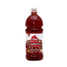 Cranberry fruit juice
