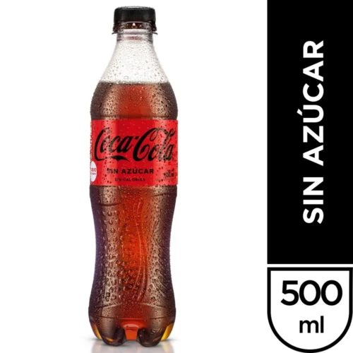 Coke Zero Sugar Diet Soda Soft Drink,  500ml