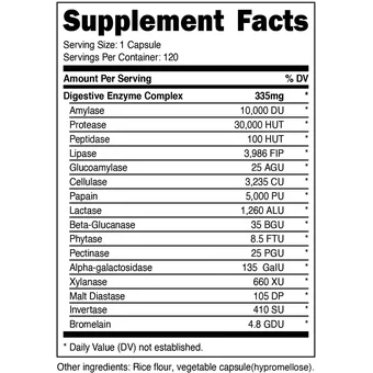 Alternative view of Digestive Enzymes