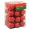 Red Glitter Spheres 24 Units 2cm - Image 2
