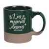 Mug Green/Beige Christmas 12oz