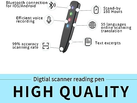 Alternative view of Language Translator Device, Reading Pen, Dyslexia Reading Tool, Book Reader