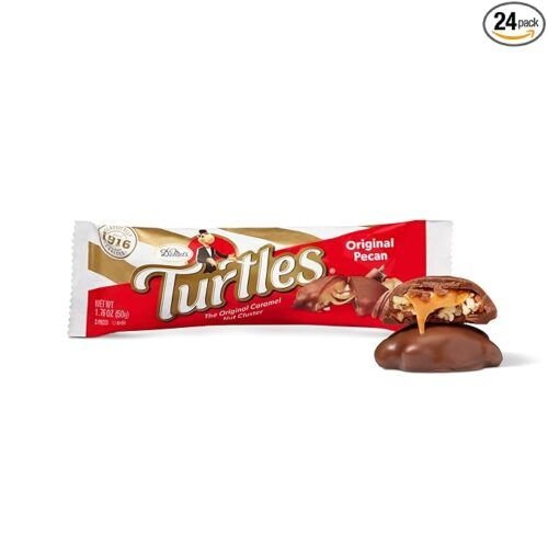 DeMet's Turtles Nut Cluster and Milk Chocolate Fudge Bar