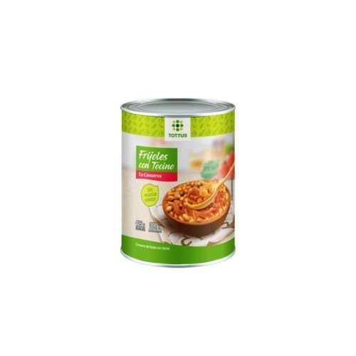 Beans with Bacon Tottus 425 grams