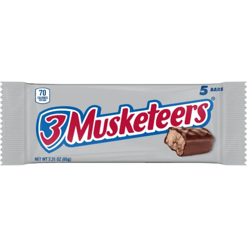 3 MUSKETEERS FUNSIZE Pack de 5 2.31 Onzas
