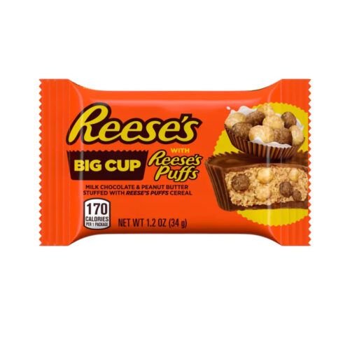 REESE'S BIG CUP WITH REESE'S PUFFS 34G