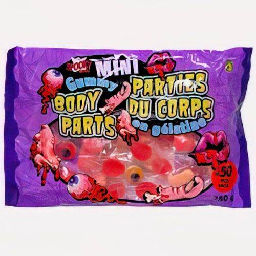 Gummy body parts Halloween