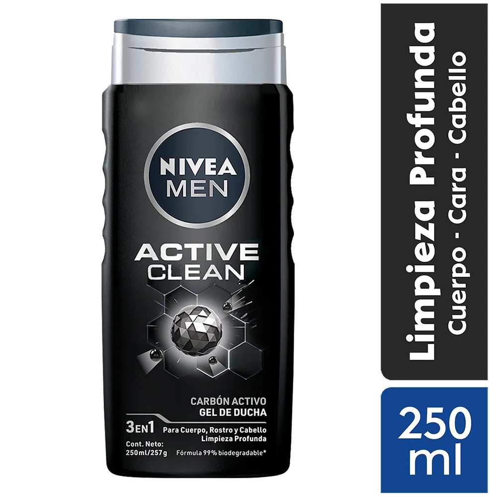 Nivea Men Active Clean Shower Gel 250ml