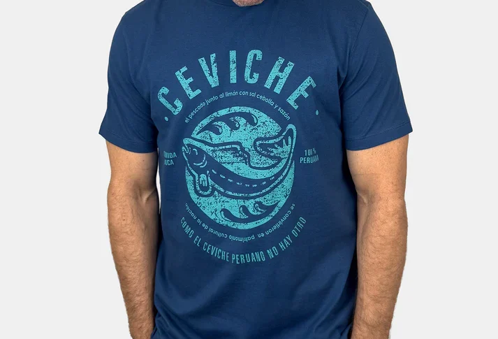 Apache Blue Ceviche Polo Shirt