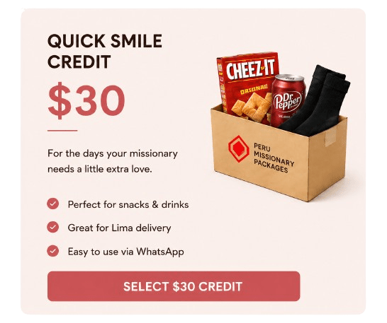 Peru Missionary Packages